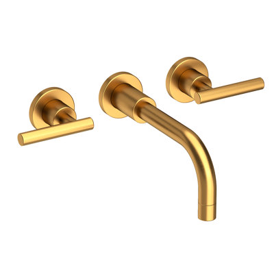 East Linear Wall Mount Bathroom Faucet