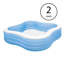 Piscine gonflable en plastique 1,83 pi x 7,5 pi x 7,5 pi