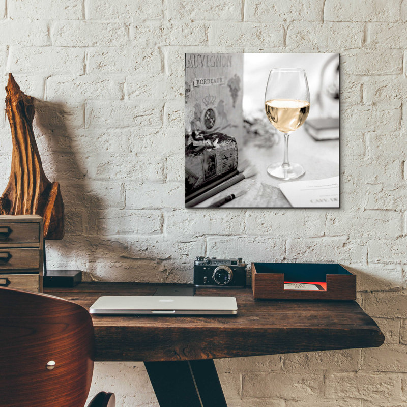 Vin blanc par Alan Blaustein - impression sans cadre, H 12 po x l 12 po x P 0,13 po