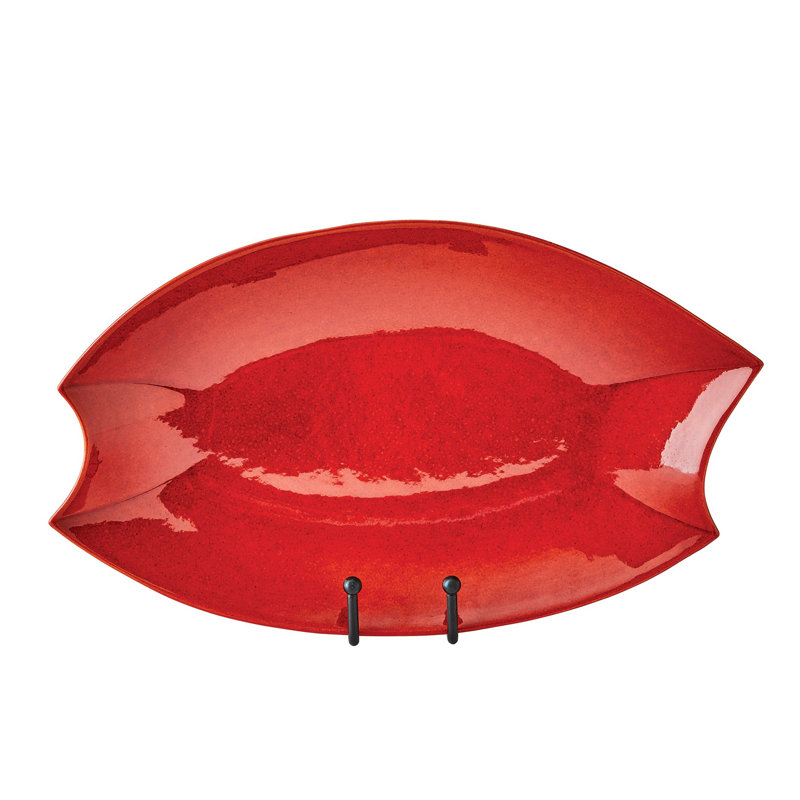 Rolo Platter-Dark Blue, Red