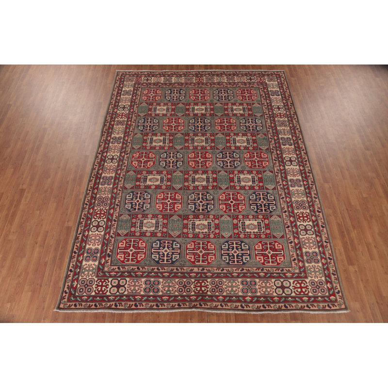 Tapis oriental fait à la main Kazak 9 x 12