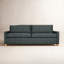 Louisa 87" Square Arm Sofa Bed with Reversible Cushions with USB-593116736