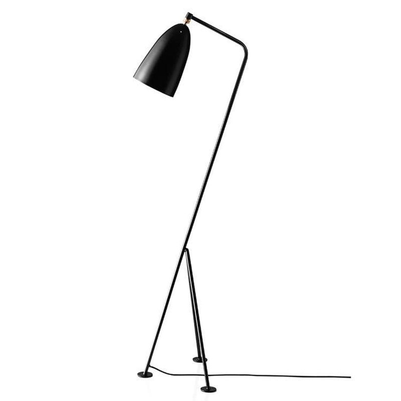 49'' Black Task Floor Lamp