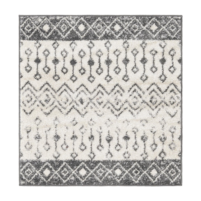 Somerville Geometric Indoor Rug, Square 3'1"
