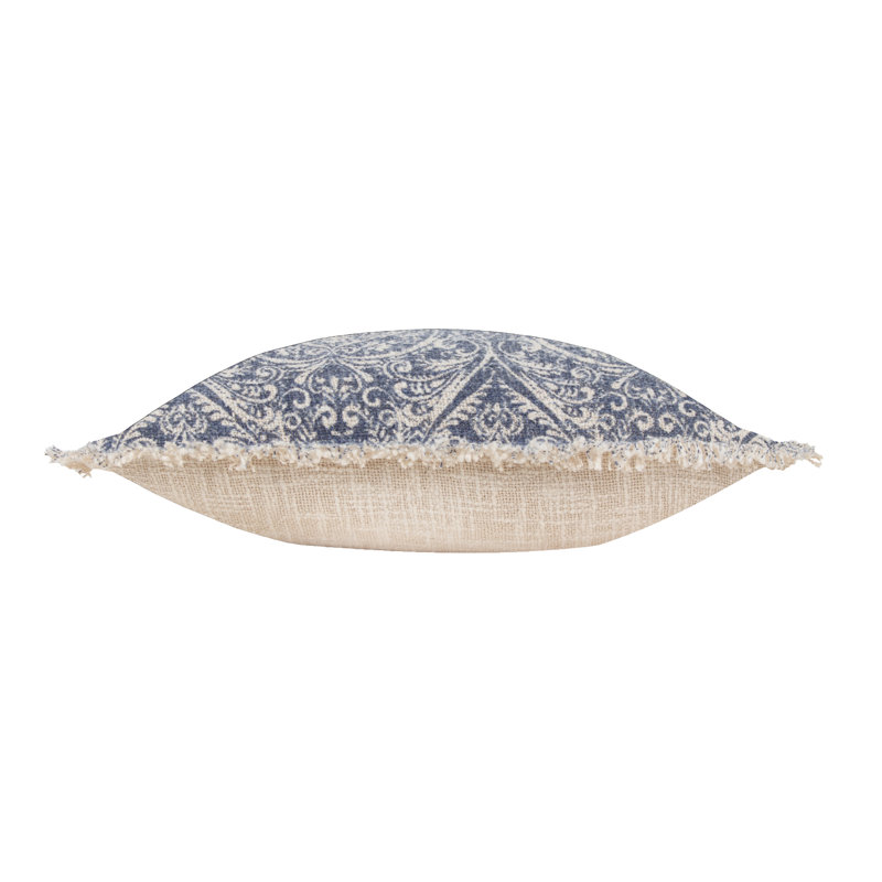 Durelle Damask Square Cushion, Blue