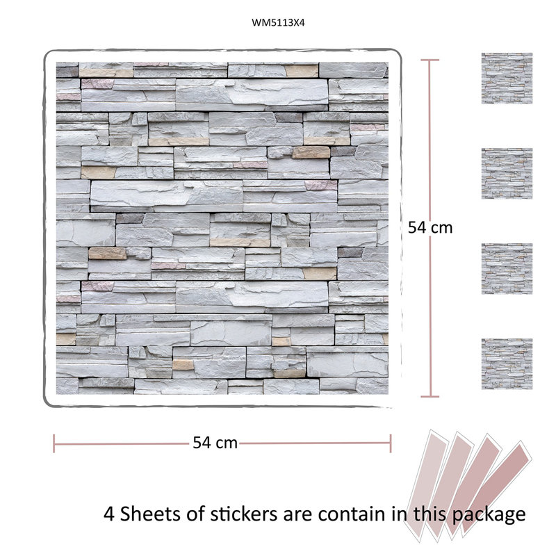 Abstract Non-Wall Damaging Wall Decal