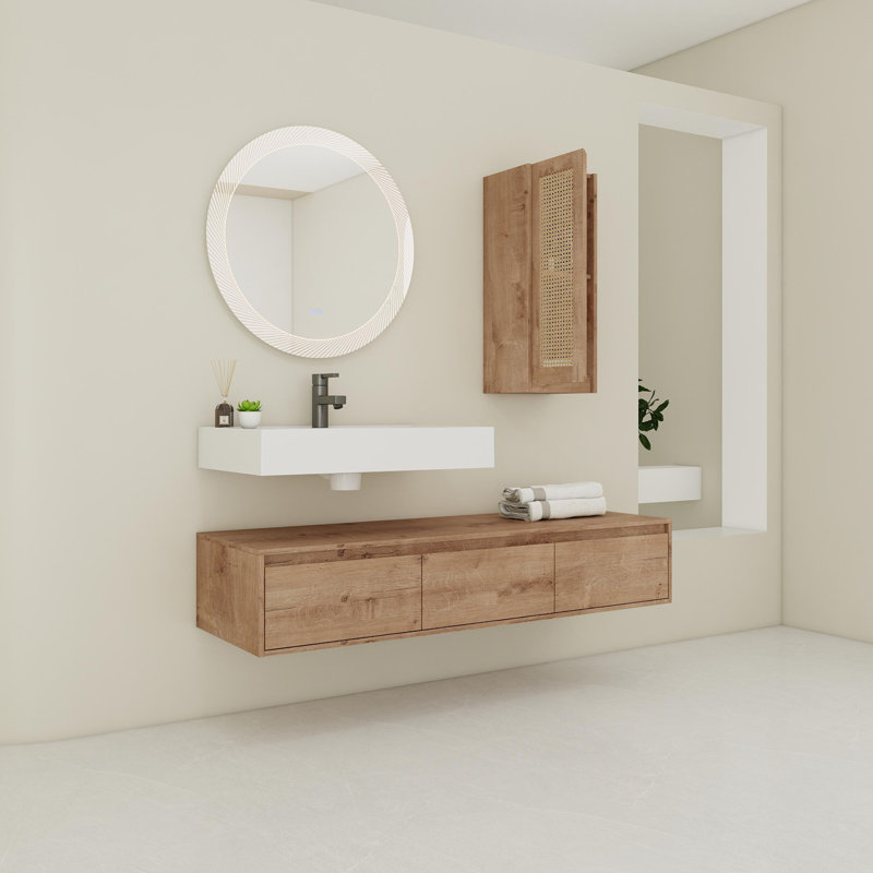 Wall-Mounted Bathroom Vanity