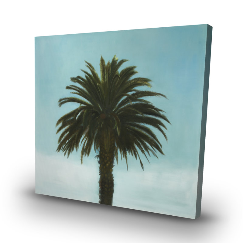 Tropical palm - 32"x32" art on canvas