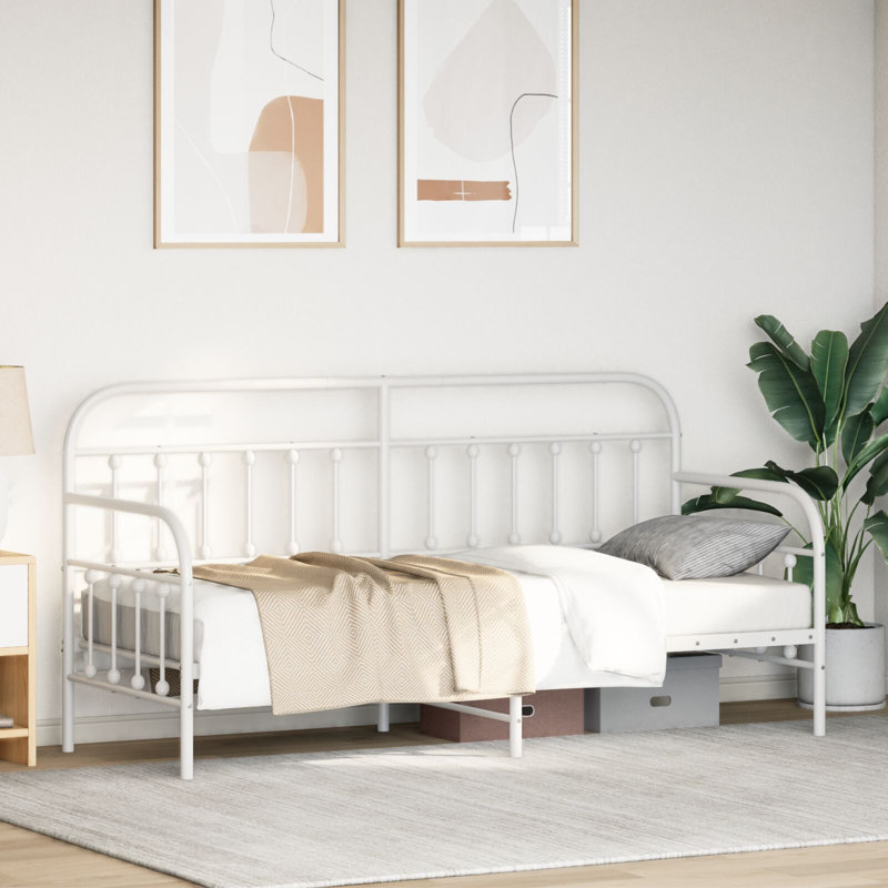 Daybed Frame Steel, Small Single (2'6), White