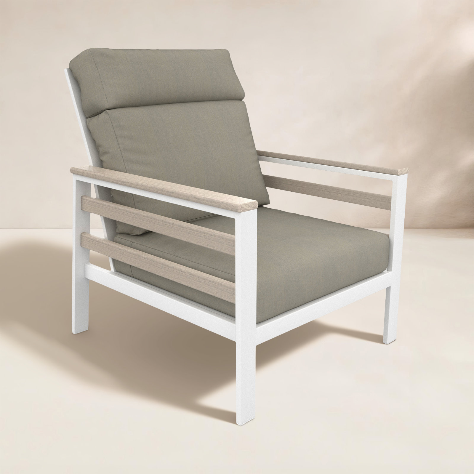 Townsend Sunbrella® Patio Lounge Chair, Spectrum Dove