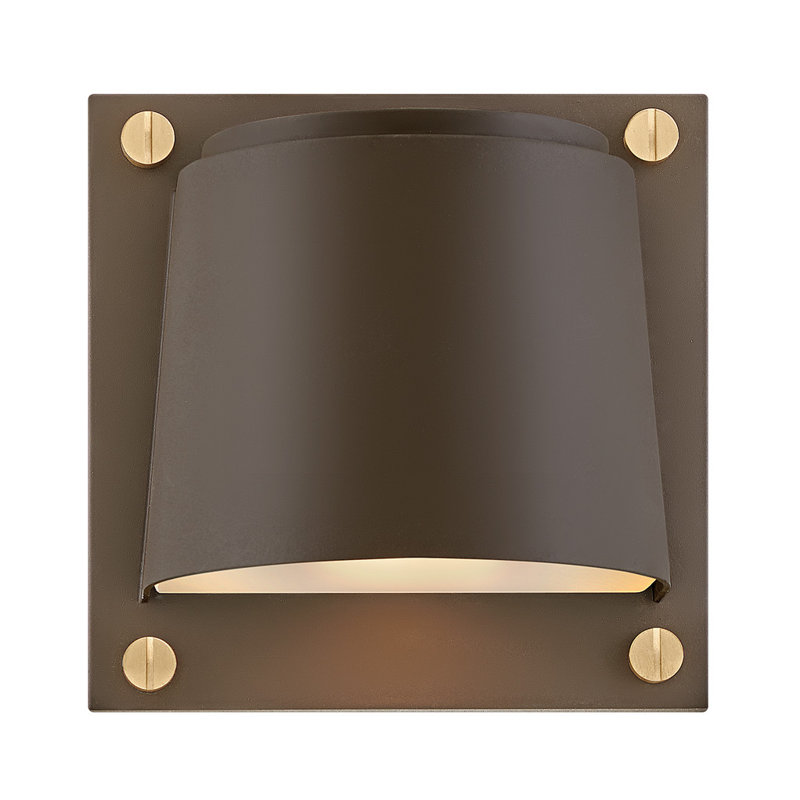 Petite lanterne murale Scout, Bronze architectural