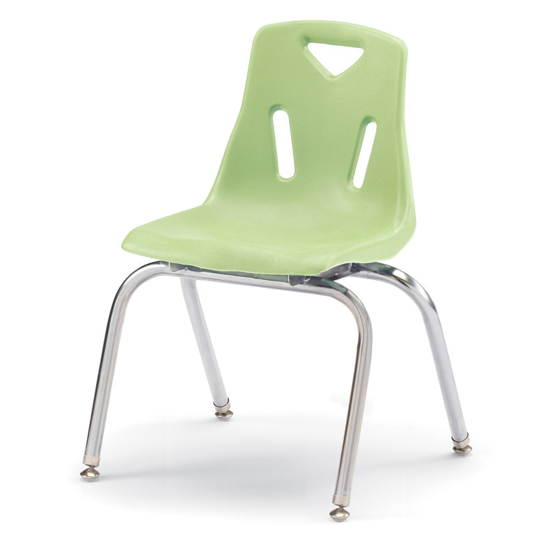 Chaise empilable Berries®, Plaqué chrome, Key Lime, 16 po