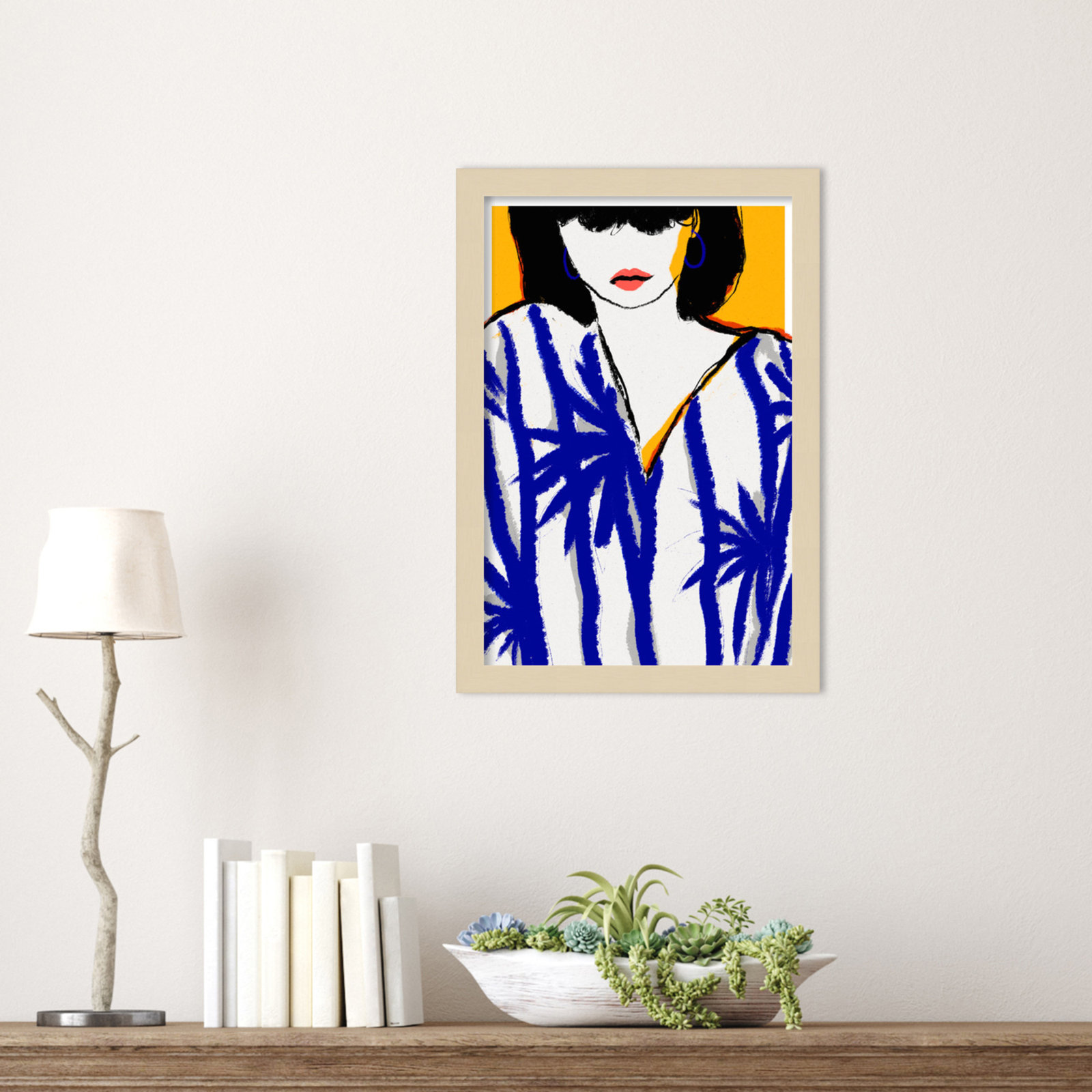 Galya "Summer Memories" Print by Treechild, Brown, 17" H x 12" W