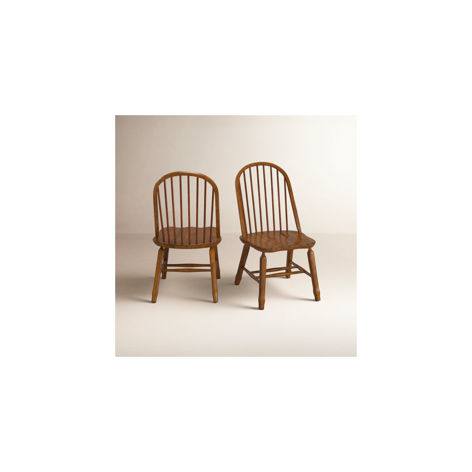 Makira Windsor Chair, Rustic Oak