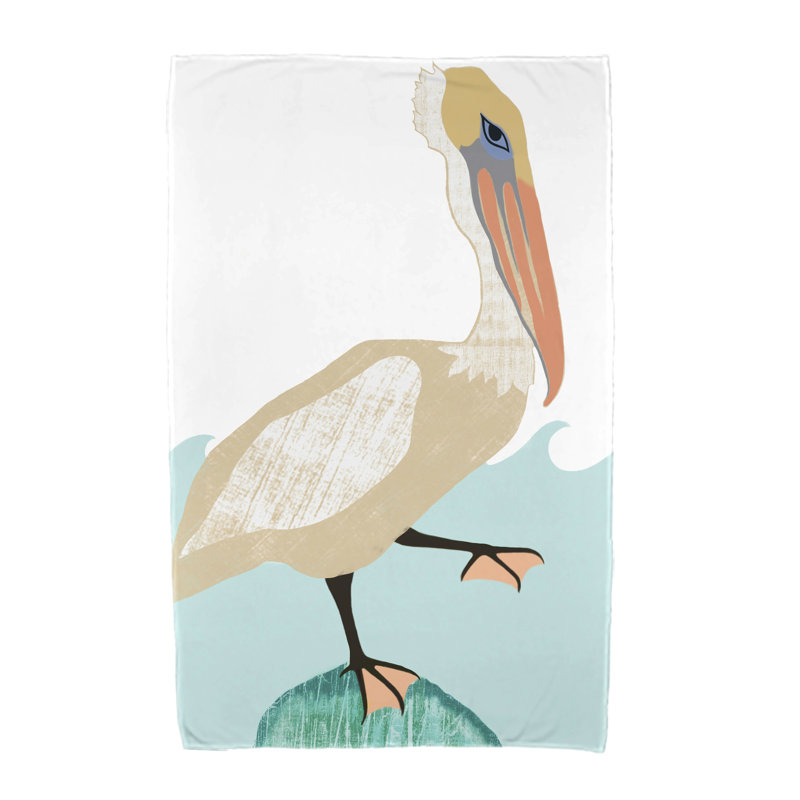 Serviette de plage Garrick, Bleu sarcelle