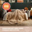 Silentnight Snugsie Giant Throw - 180 x 240 cm - Cable Knit