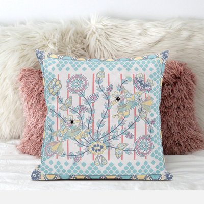 Broadcloth Paisley Zippered Pillow
