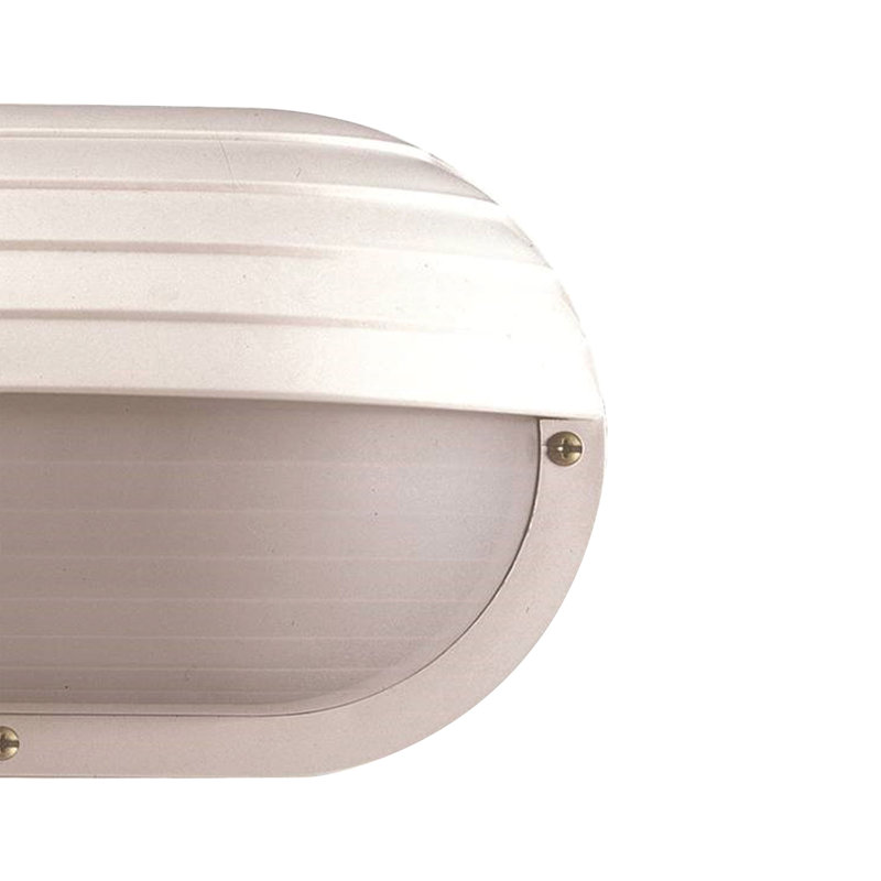 Plafonnier encastré d'extérieur 6 "H, Beige / brun