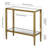 Hera Rectangular Side Table With Mirrored Shelf-1371071938