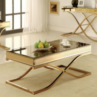 Ensemble de 2 tables basses poirier