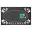 Metallic Welcome Door Mat Outdoor Doormat-329157883