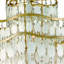Dolce 7 - Light Unique / Statement Tiered Chandelier with Crystal Accents