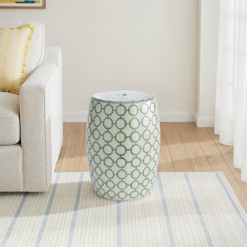 Bluford Ceramic Accent Stool