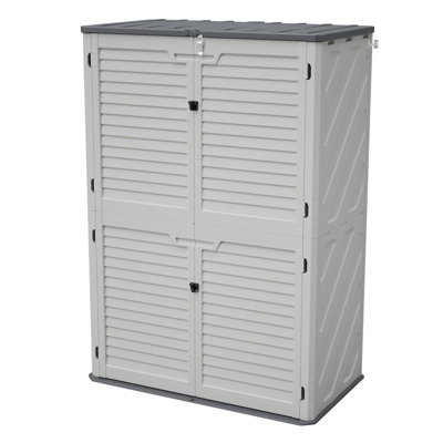 Rust Proof Resin Garden Equipment Storage - Weatherproof