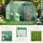 10x6.5x6.5 Ft Walk-in Tunnel Greenhouse With 6 Ventilated Mesh Windows-106901284