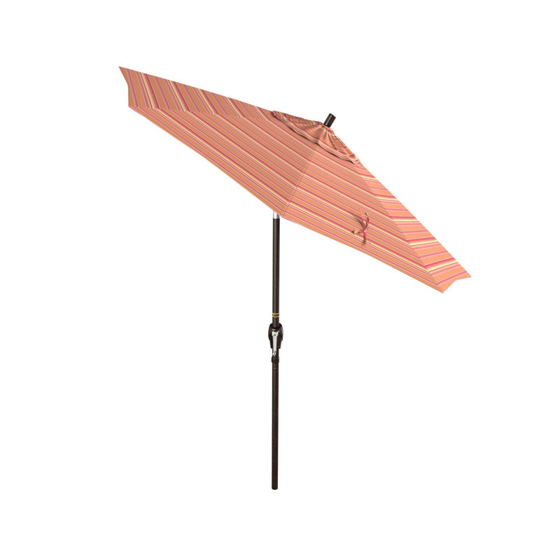Parasol de marché 7 pi 6 po Prestwick, Sunbrella® mangue rayé Dolce