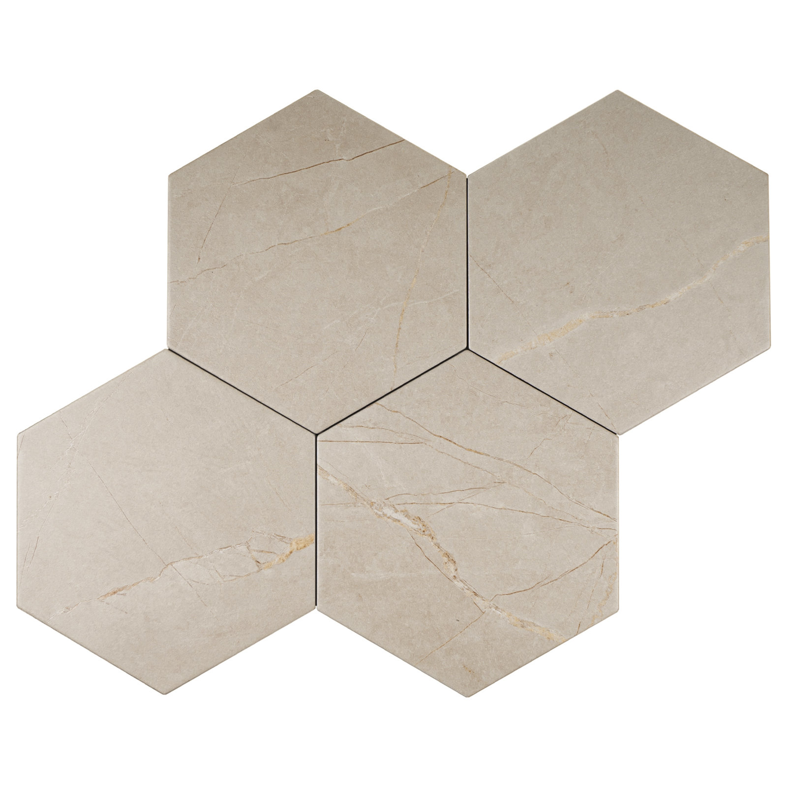 Elegance 8" x 9" Porcelain Tile, Beige