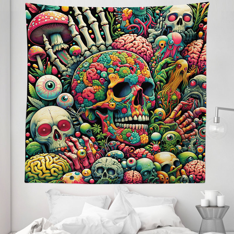 Tapisserie en microfibre, H 88 po x l 88 po