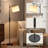 62'' Stepless Dimmable Arched Floor Lamp With Remote Control