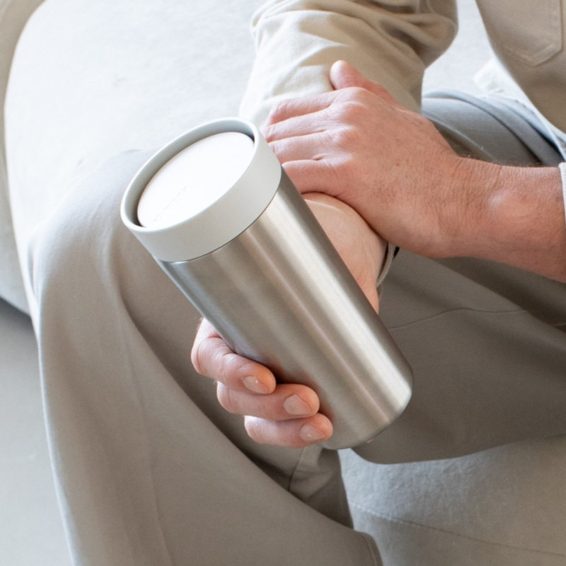 Brabantia Make & Take Insulated Cup, 0.36L, Light Gray