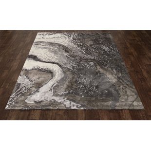 Mcconnell Abstract Gray Area Rug