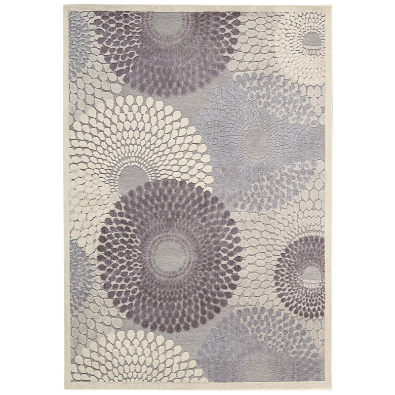 Tapis gris Marty, Rectangle 5 pi 3 po x 7 pi 5 po