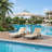 Outdoor Wicker Chaise Lounge Chair with Cushion, Metal Frame Patio Reclining Lounge Bed-869639337