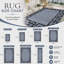 Enrica Polypropylene Grey/Black Area Rug, Bedroom, Hallway Rug-830767537