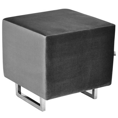 Modern 40cm Wide Square Solid Colour Cube Ottoman