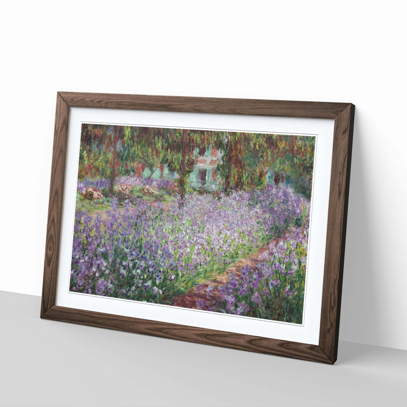 Claude Monet - Single Picture Frame Painting, Walnut