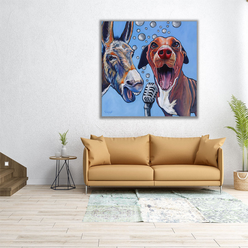 Harmonie - reproduction d'art sur toile, H 40 po x l 40 po