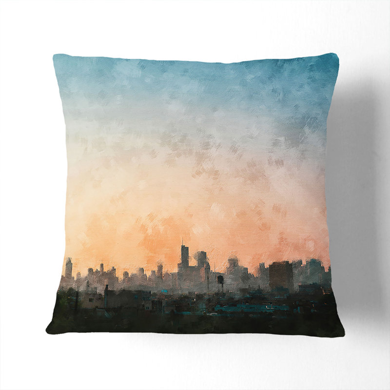 Square Throw Cushion, 40cm H x 40cm W x 15cm D