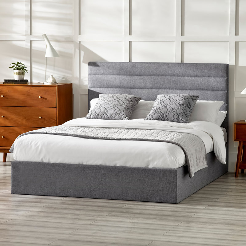 Maddoux Upholstered Ottoman Storage Bed, Kingsize (5')