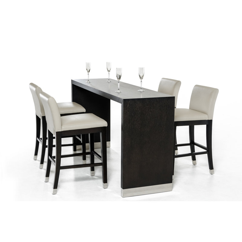 Table de salle à manger Ebel, Chêne wengé