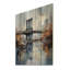 Pont gris Gray Urban Reflections II sur bois-175757098