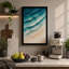Waves at Shore Coastal - Wrapped Canvas-416797443-416797440