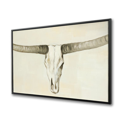 Toile beige Longhorn