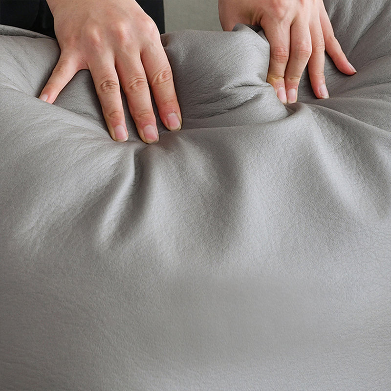 Gray 100% Polyester Modular Sofa cushion couch, 41.34" H x 102.36" W x 40.16" D
