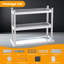 Kitchen Island with Stainless Steel Top-1454303614