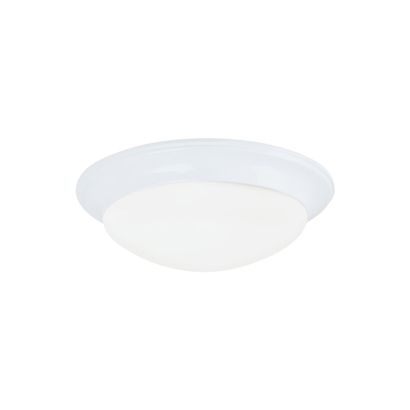 Nash Three Light Ceiling Flush Mount from Generation Lighting , White